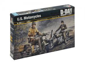 [IT0322S] ITALERI 1:35 U. S. MOTORCYCLES WW2