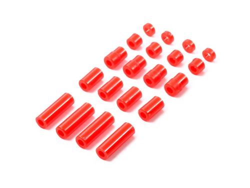 [95400] LW Pla Spacer Set 5 Type Red