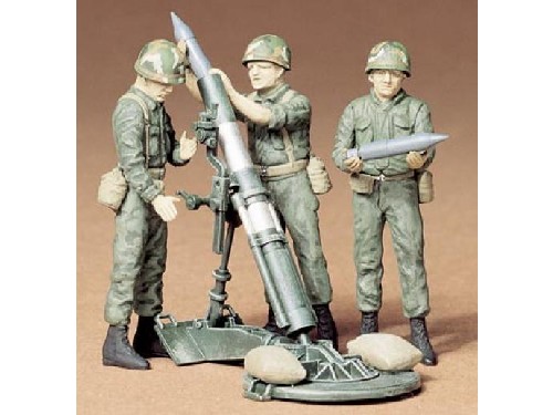 [35119] 1/35 US 107mm Mortar & Crew