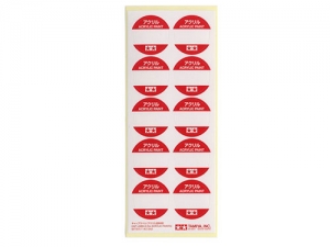 [87197] Cap Labels Acrylic Paints