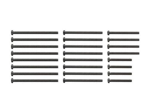 [95434] St Steel Screw Set 4size Bla