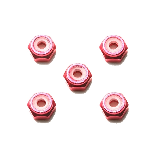 [95426] 2mm Alu Lock Nut Pink 5