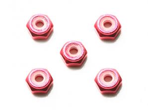 [95426] 2mm Alu Lock Nut Pink 5