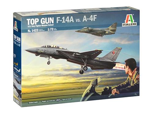 [IT1422S] ITALERI 1:72 US Navy Fighter Weapons School Top Gun F-14A vs A-4F