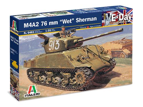 [IT6483S] ITALERI 1:35 M4A2 76mm WET SHERMAN