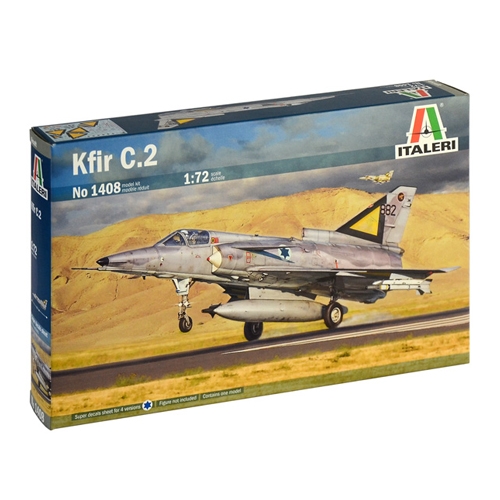 [IT1408S] ITALERI 1:72 KFIR C.2 IAF