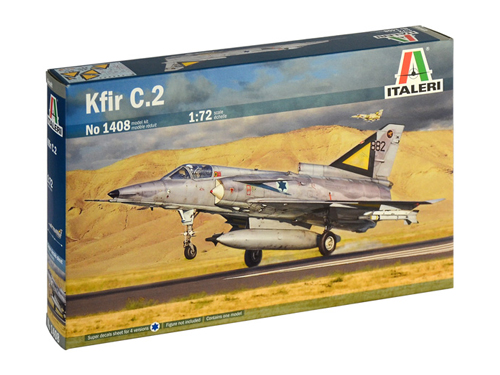 [IT1408S] ITALERI 1:72 KFIR C.2 IAF