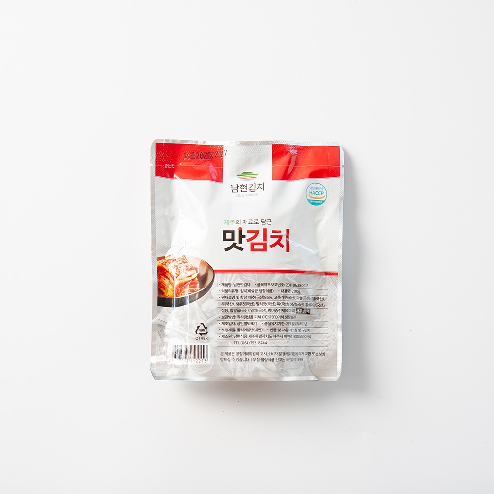 [남현김치] 제주도 남현 맛김치 200g