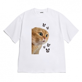 [반팔티셔츠 고양이밈]