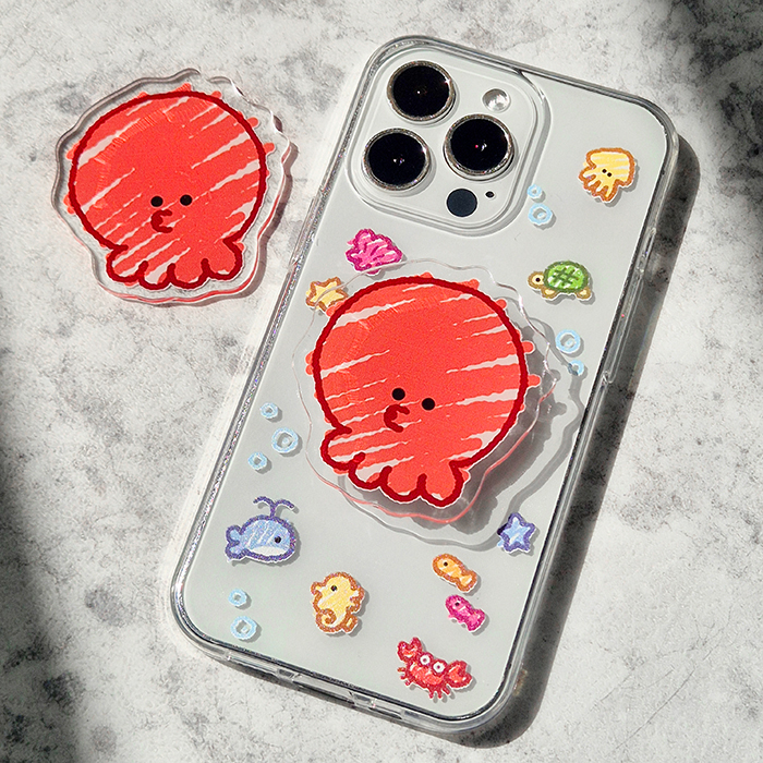 [투명톡+젤리 바다색칠]