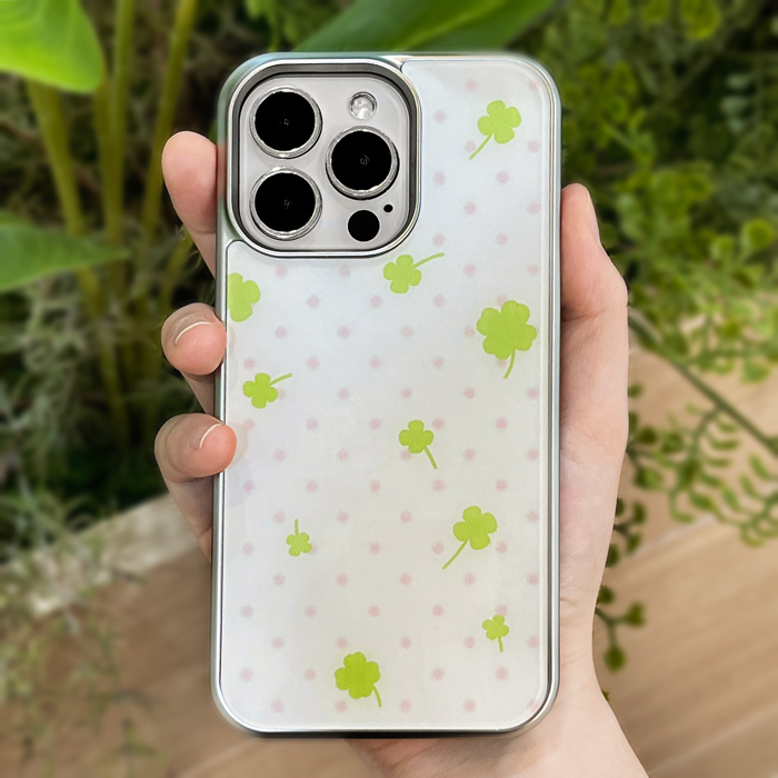 [실버프레임 네잎도트]