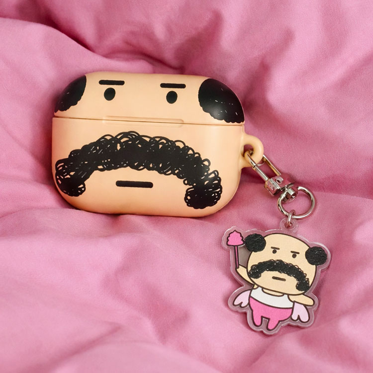 [키링+하드에어팟 복슬아찌]