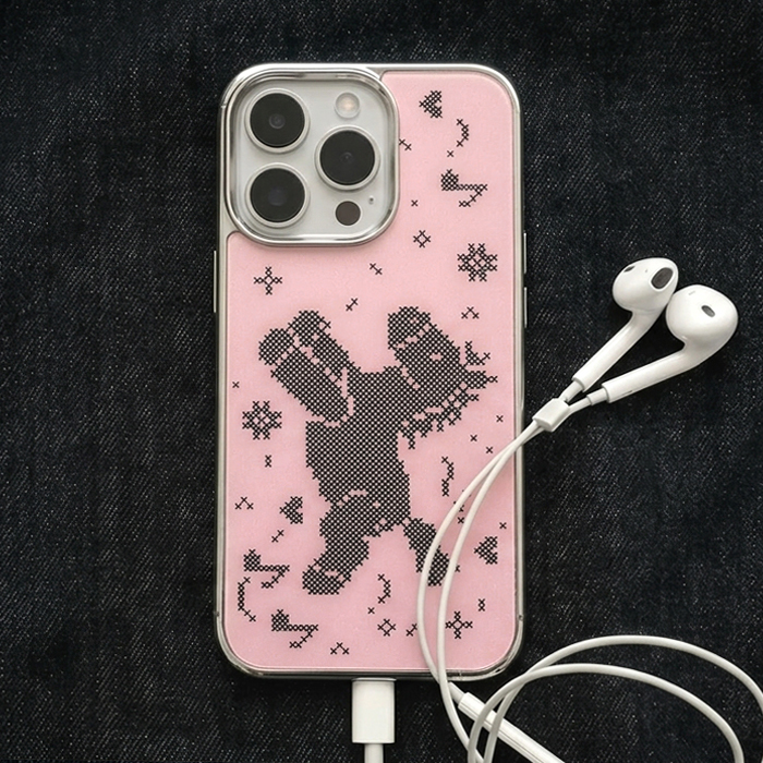 [실버프레임 핑크포니]