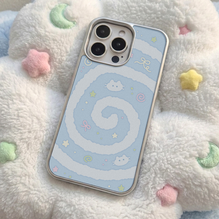 [실버프레임 빙글구름]