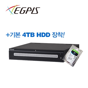 [이지피스] 이지뷰IP ERN-64608H+4TB HDD