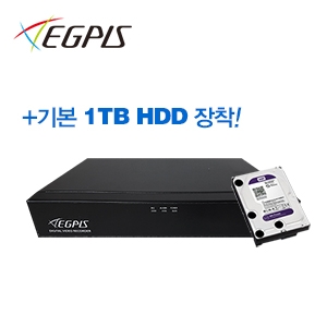 [이지피스] WQHDVR-5104HS_265+1TB HDD
