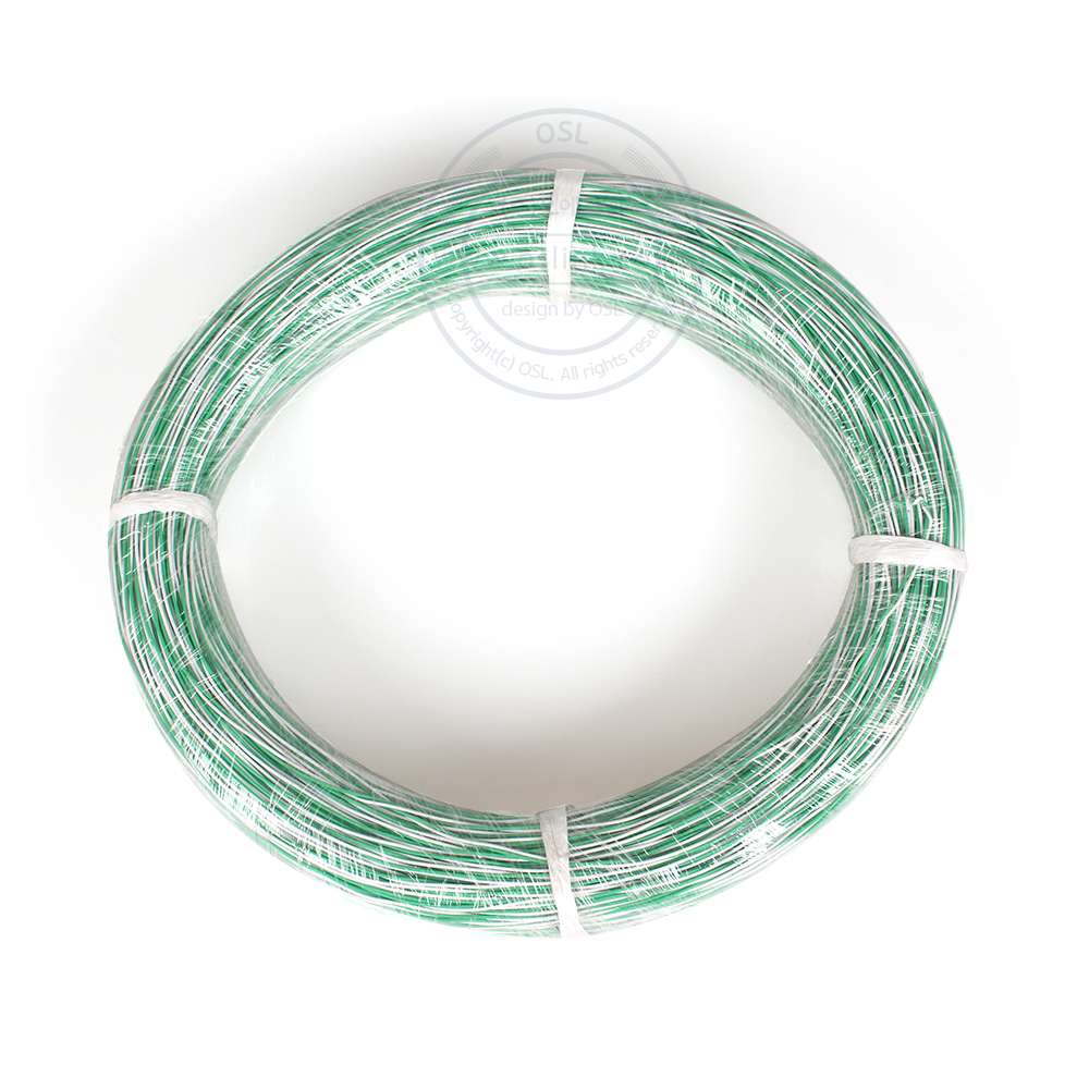 PE 점퍼선(녹,백색) 2C, 300m 전화선 나일론 점퍼선