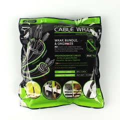 플렉시 케이블 랩(UT Wire)_블랙, 선정리용, 케이블 정리 2.4M