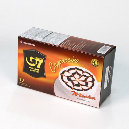 G7 카푸치노 모카향 커피 216g(18gX12개) 1곽
