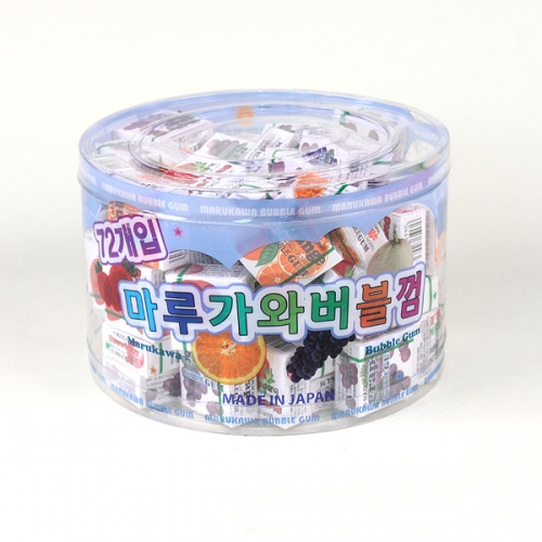 마루가와 버블껌 388.8g(5.4gX72개) 1통 푸드믹스