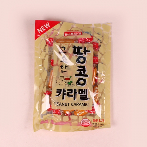 멜랜드 고소한 땅콩카라멜 100g X20개(1박스)