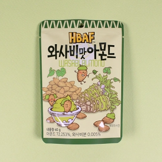 길림양행 바프 와사비맛 아몬드 40g X6개(1곽)