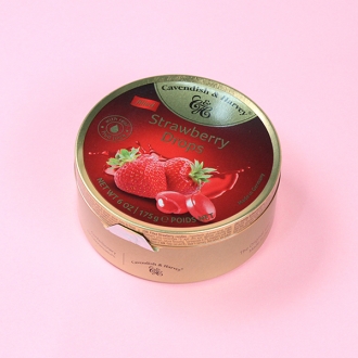 캐빈디쉬하비 스트로베리 딸기맛 캔디 175gX9개(1곽)
