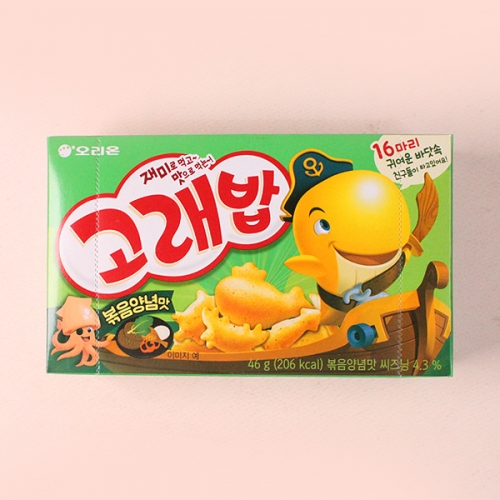 오리온 고래밥 볶음양념맛 46gX30개(1박스)