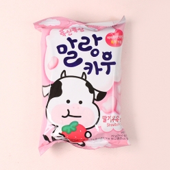 롯데 폭신폭신 말랑카우 딸기맛 79gX20개(1박스)