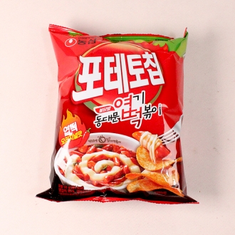 농심 포테토칩 동대문 엽기 떡볶이 50gX16개(1박스)