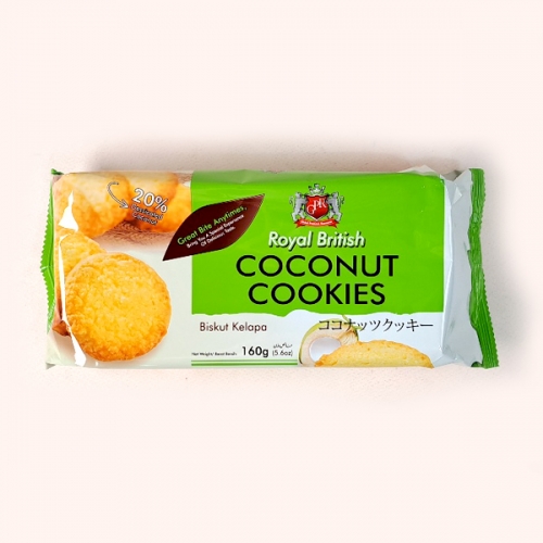 로얄 브리티쉬 코코넛 쿠키 160gX24개(1박스)