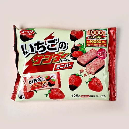 딸기썬더 미니바 초콜릿 121gX12개(1박스)