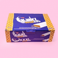 XXXL 화이트 컴파운드 초콜릿 웨이퍼(파랑) 65gX24개(1곽)