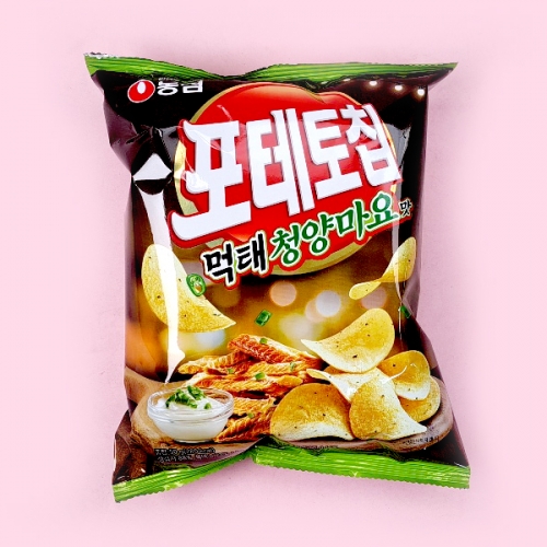 농심 포테토칩 먹태청양마요맛 50gX16개(1박스)