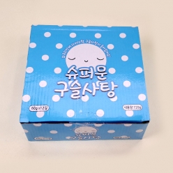슈퍼문 구슬사탕 파랑 60gX12개(1곽)
