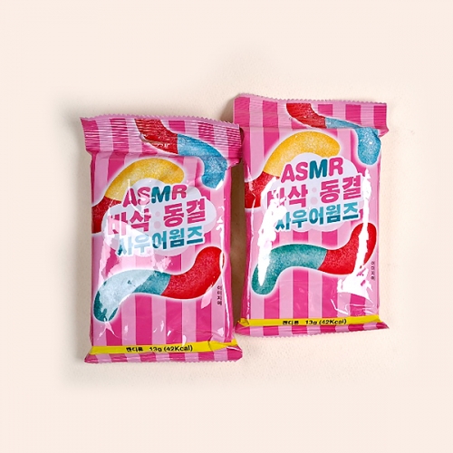 ASMR 바삭 동결사우어웜즈 13gX12개(1곽)