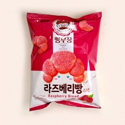 농심 빵부장 라즈베리빵 스낵 55gX16개(1박스)