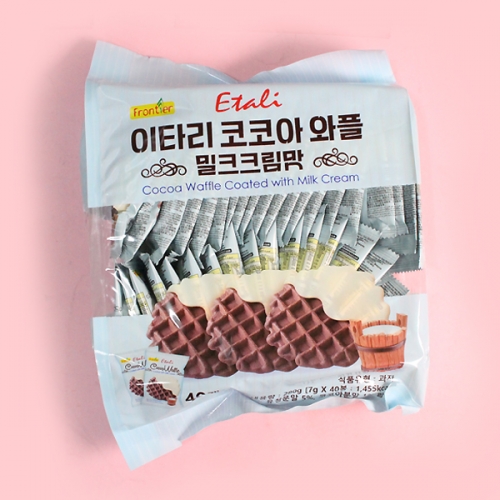 이타리 코코아 와플 밀크크림맛 280gX12개(1박스)