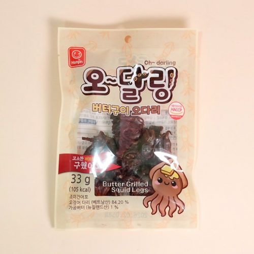 [개인회원]오달링 버터구이 오다리 33gX20개(1박스)