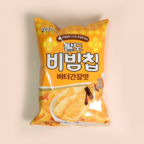 팔도비빔칩 버터간장맛 80gX12개(1박스)