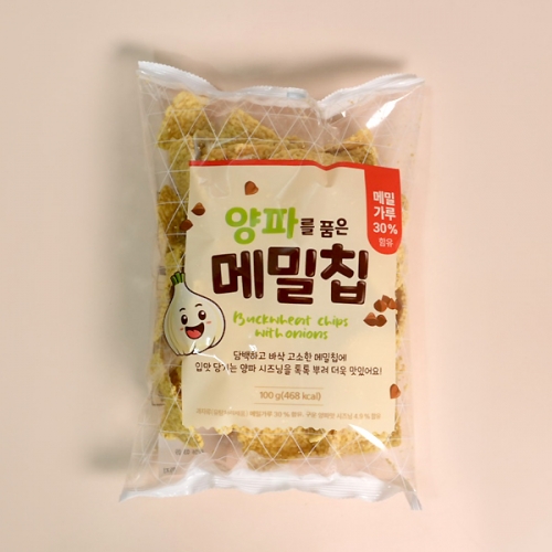 양파를 품은 메밀칩 100gX10개(1박스)