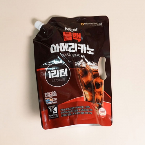 [마감임박] 블랙 아메리카노 1L 1봉