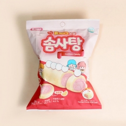 [마감임박] 롤케이크모양 솜사탕 25gX20개(1박스)