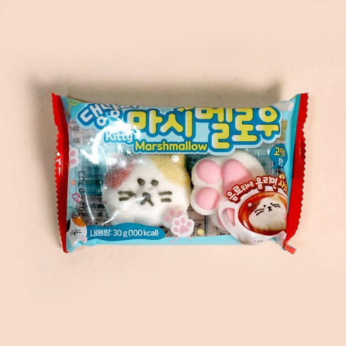 댕냥이 마시멜로우 고양이모양 180g(30gX6개) 1곽