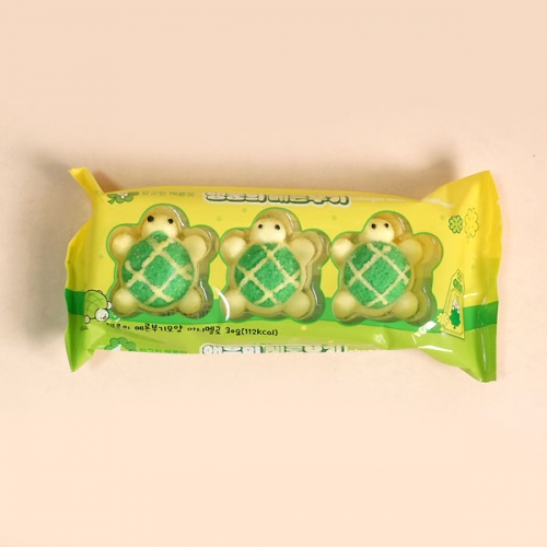 행운의 메론부기모양 마시멜로 30gX12개(1곽)