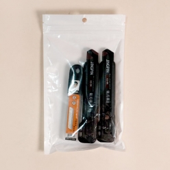 HAOYI 커터칼 2p+칼날1개 세트 검정색
