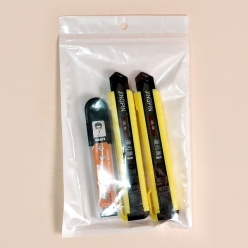 HAOYI 커터칼 2p+칼날1개 세트 노랑색