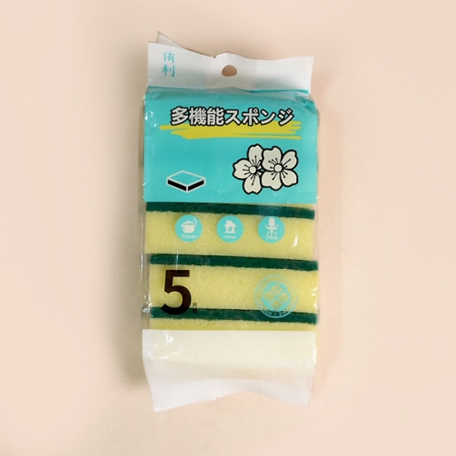 스펀지 수세미(폴리우레탄) 5P