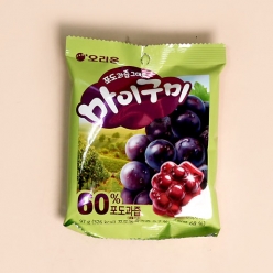 오리온 포도과즙 그대로 마이구미 97gX9개(1곽)