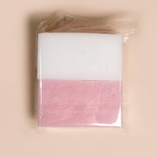 핑크앤화이트 양면 수세미 2p